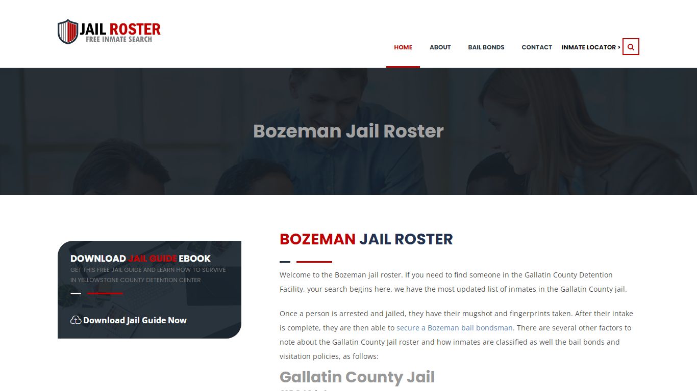 Find Gallatin County Jail inmates ... - Jail Roster Bozeman